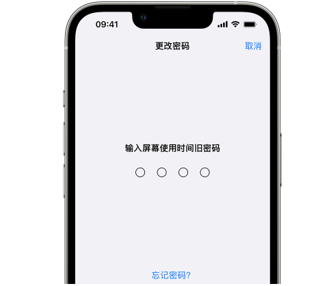 南宝镇iPhone屏幕维修分享iPhone屏幕使用时间密码忘记了怎么办 