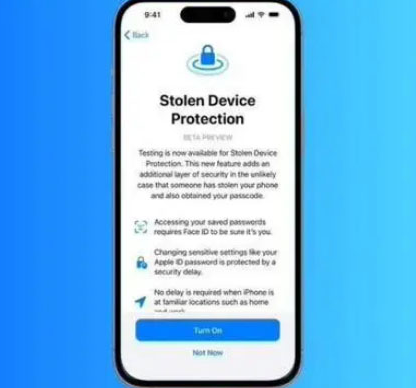 南宝镇苹果授权维修店分享被盗设备保护功能开启方法 